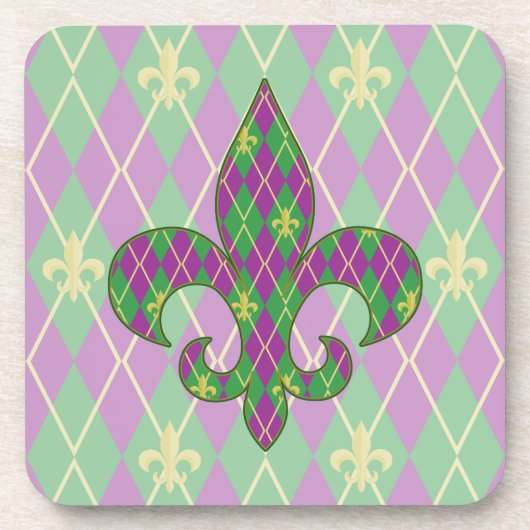 Carnival Argyle Square Onderzetter (Voorkant)