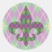 Carnival Argyle Sticker (Voorkant)