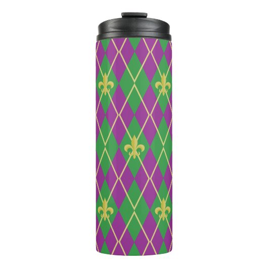 Carnival Argyle Thermal Tumbler Thermosbeker (Voorkant)