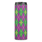 Carnival Argyle Thermal Tumbler Thermosbeker (Achterkant)