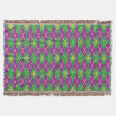 Carnival Argyle Throw Blanket Deken (Voorkant)