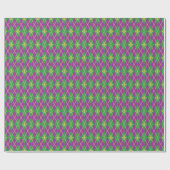 Carnival Argyle Wrapping Paper Cadeaupapier (Vlak)