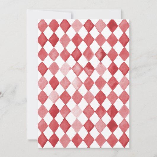 Carnival Baby Shower Uitnodiging | Circus Shower (Achterkant)