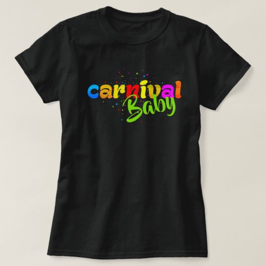 Carnival Baby T-shirt (Design voorkant)