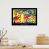 CARNIVAL BALLET / Venetiaans Maskerade,Dans,Muziek Poster (Keuken)