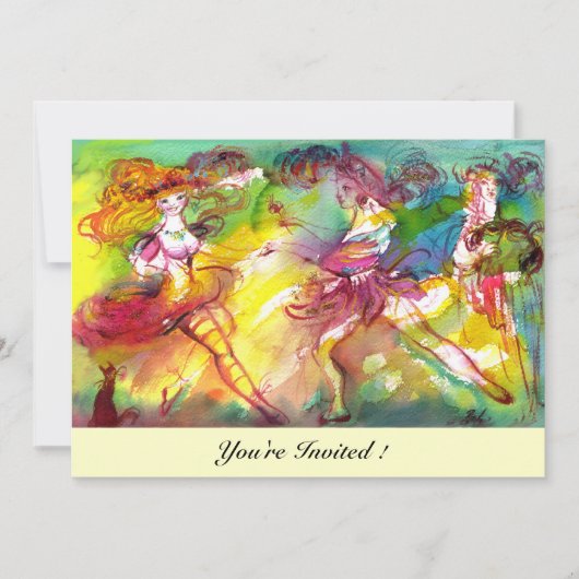 CARNIVAL BALLET / Venetiaans Maskerade, Dansmuziek Kaart (Voorkant)