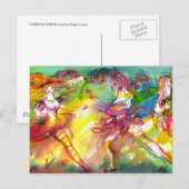 CARNIVAL BALLET/Venetian Masquerade, Dance,Music Briefkaart (Voorkant / Achterkant)