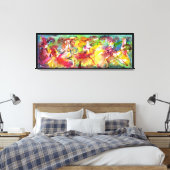 CARNIVAL BALLET/Venetian Masquerade, Dance,Music Canvas Afdruk (Insitu (Slaapkamer))