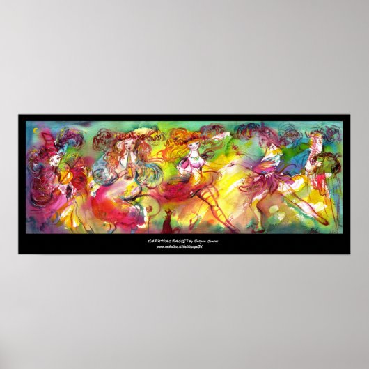 CARNIVAL BALLET/Venetian Masquerade, Dance,Music Poster (Voorkant)