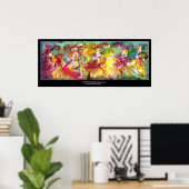 CARNIVAL BALLET/Venetian Masquerade, Dance,Music Poster (Thuiskantoor)