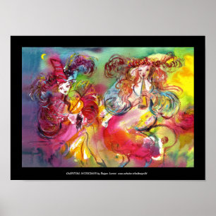 CARNIVAL BALLET/Venetian Masquerade, Dance,Music Poster