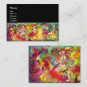 CARNIVAL BALLET/Venetian Masquerade, Dance,Music Visitekaartje (Voorkant / Achterkant)