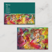 CARNIVAL BALLET/Venetian Masquerade, Dance,Music Visitekaartje (Voorkant / Achterkant)