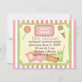 Carnival-behandelingen Kaart (Voorkant)