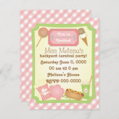 Carnival-behandelingen Kaart (Voorkant / Achterkant)