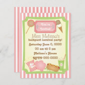 Carnival-behandelingen Kaart (Voorkant / Achterkant)