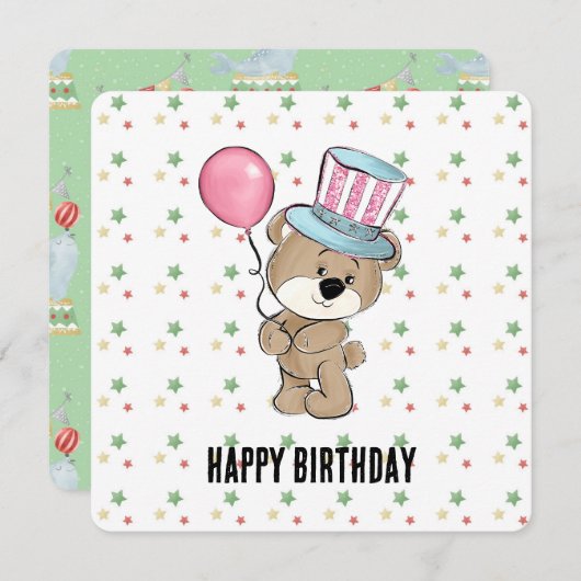 Carnival Birthday (Voorkant / Achterkant)