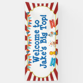 Carnival Birthday Banner Circus Birthday Party (Verticaal)