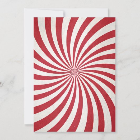 Carnival Birthday Invitation Kaart (Achterkant)