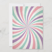 Carnival Birthday Invitation Kaart (Achterkant)