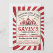Carnival Birthday Invitation Kaart (Voorkant)