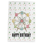 Carnival Birthday Medium Cadeauzakje (Achterkant)