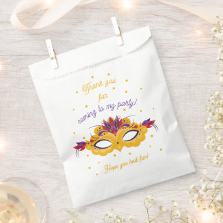 Carnival Birthday Party Hartelijk dank Bedankzakje