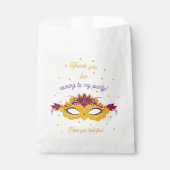 Carnival Birthday Party Hartelijk dank Bedankzakje (Voorkant)