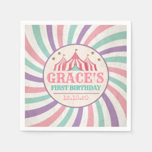 Carnival Birthday Party Napkins Servet