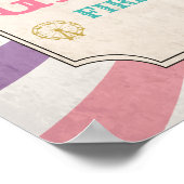 Carnival Birthday Poster Circus Welkomstteken (Hoek)