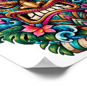 Carnival Bloom Tiki Poster (Hoek)