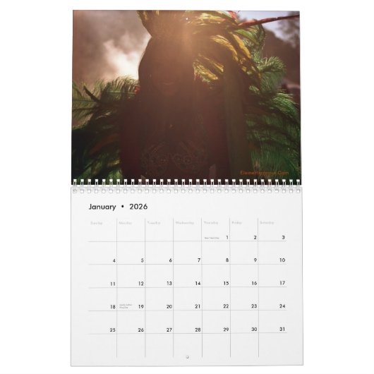 Carnival Calendar Trinidad/Rio Brazilië Kalender (Jan 2026)