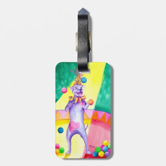 Carnival Canine Bagagelabel (Achterkant verticaal)