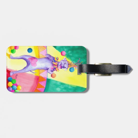 Carnival Canine Bagagelabel (Achterkant horizontaal)