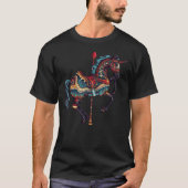 Carnival Carousel Horse Carousel Unicorn (2) T-shirt (Voorkant)