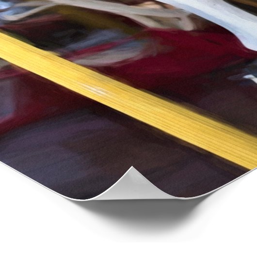 Carnival Carousel Horses Poster (Hoek)