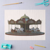 Carnival Carrousel Illustratie 2 Ontkoppeling Tissuepapier (Craft)