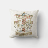  carnival Carrouselpaarden Polka Dots Kussen (Voorkant)