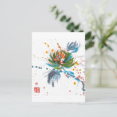 Carnival Chrysanthemum Briefkaart (Staand voorkant)