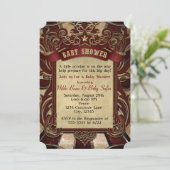  Carnival Circus Baby shower Kaart (Staand voorkant)