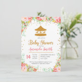 Carnival Circus baby shower-uitnodiging Kaart (Staand voorkant)