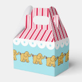 Carnival Circus Elephants Birthday Party Favor Box Bedankdoosjes (Achterkant)