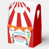 Carnival Circus Festival Baby shower Bedankdoosjes (Geopend)