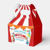 Carnival Circus Festival Baby shower Bedankdoosjes (Voorkant Zijde)