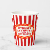 Carnival Circus Festival Baby shower Papieren Bekers (Voorkant)
