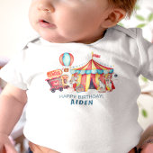 Carnival Circus Grote Tent Blauwe Verjaardag Romper