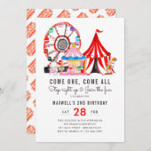 Carnival Circus Show Doe mee aan het plezier Kind  Kaart (Voorkant / Achterkant)