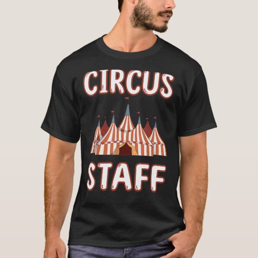 Carnival Circus-staf T-shirt (Voorkant)