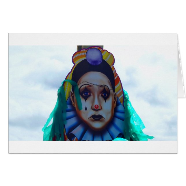 Carnival Clown Design (Voorkant Horizontaal)