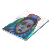 Carnival Clown Design Notitieblok (Linkerzijde)
